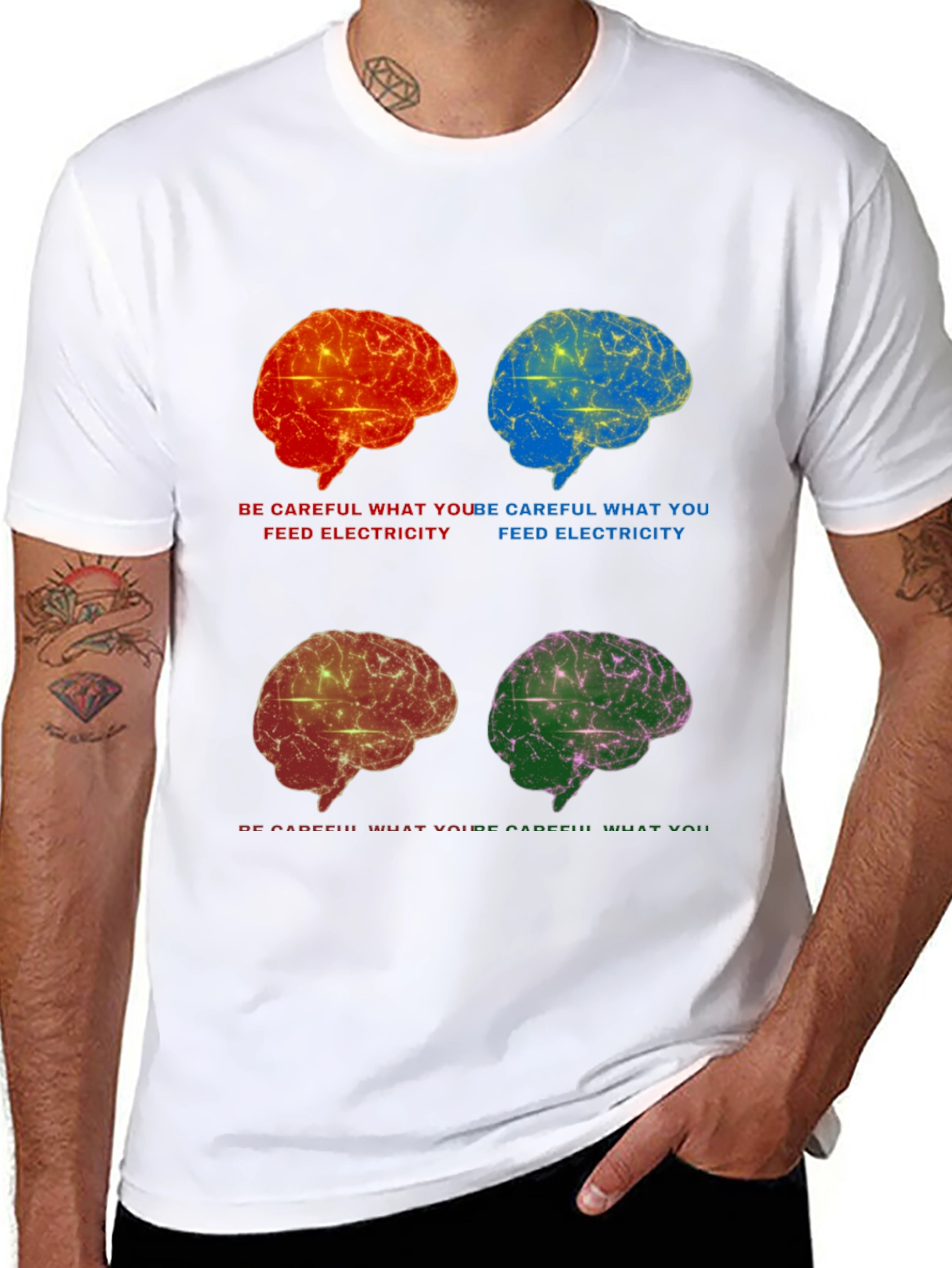 Brain Power T-Shirt: Feed Your Mind!