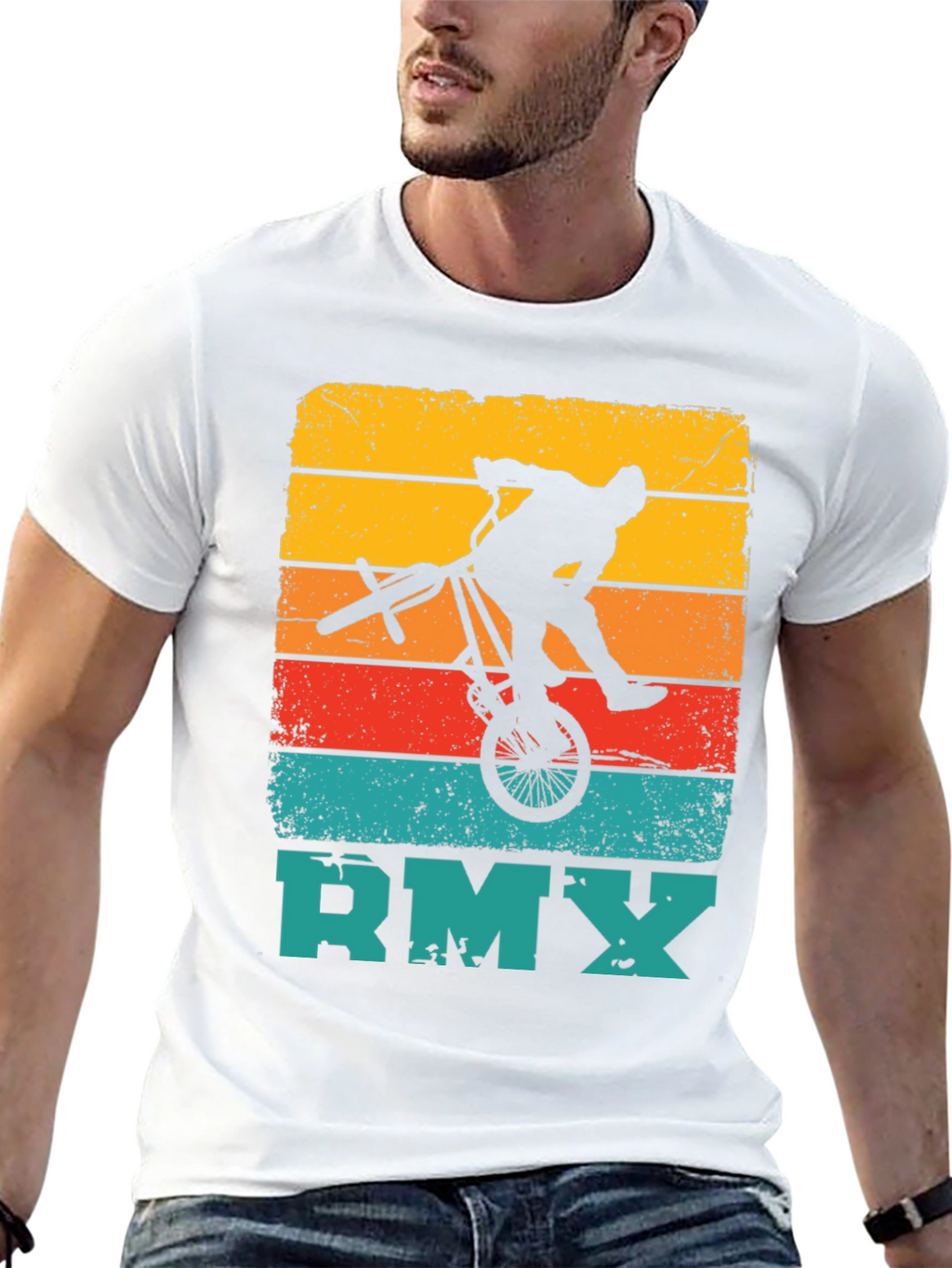 BMX Retro Style Graphic T-Shirt