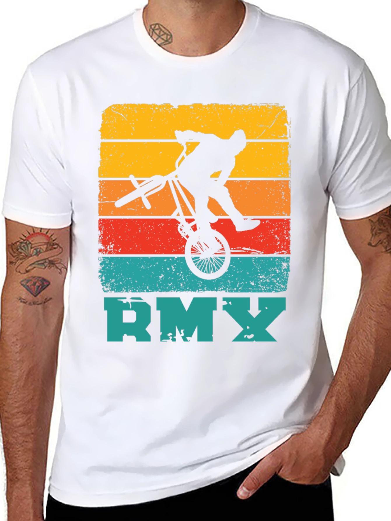 BMX Retro Style Graphic T-Shirt