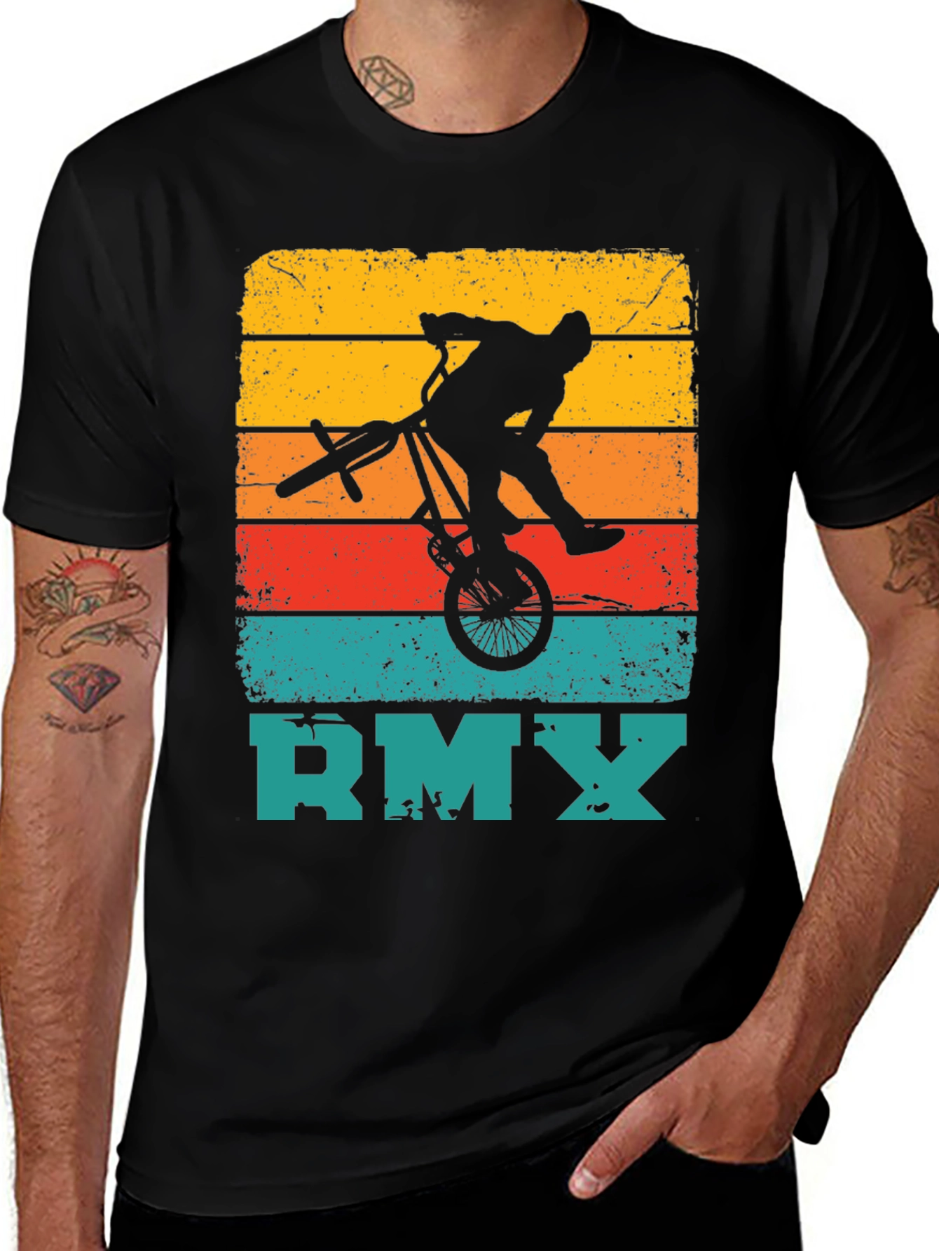 BMX Retro Style Graphic T-Shirt