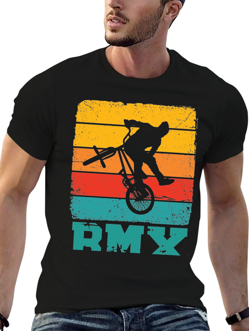 BMX Retro Style Graphic T-Shirt