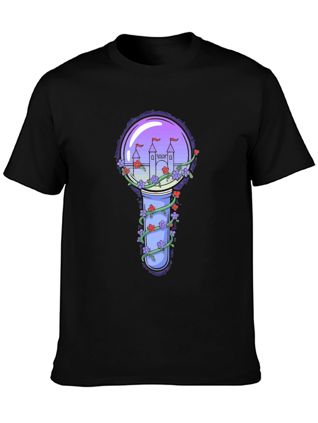 Enchanted Castle in a Jar T-Shirt - Fantasy Design