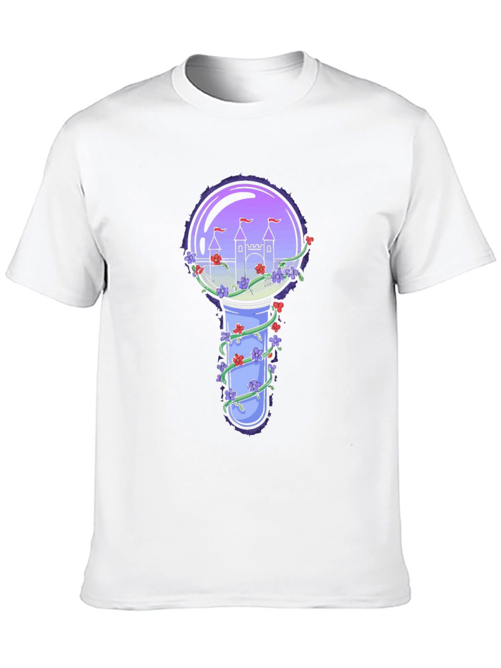 Enchanted Castle in a Jar T-Shirt - Fantasy Design