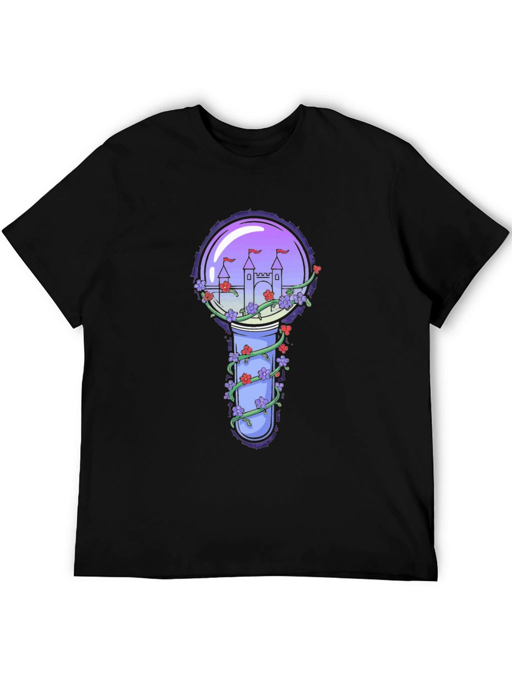 Enchanted Castle in a Jar T-Shirt - Fantasy Design