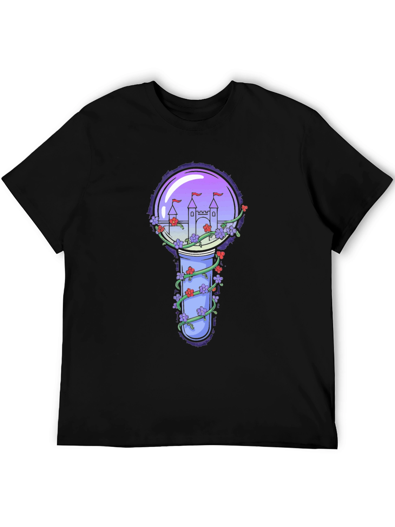 Enchanted Castle in a Jar T-Shirt - Fantasy Design