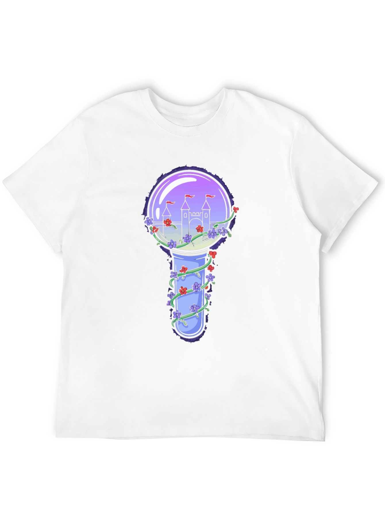 Enchanted Castle in a Jar T-Shirt - Fantasy Design