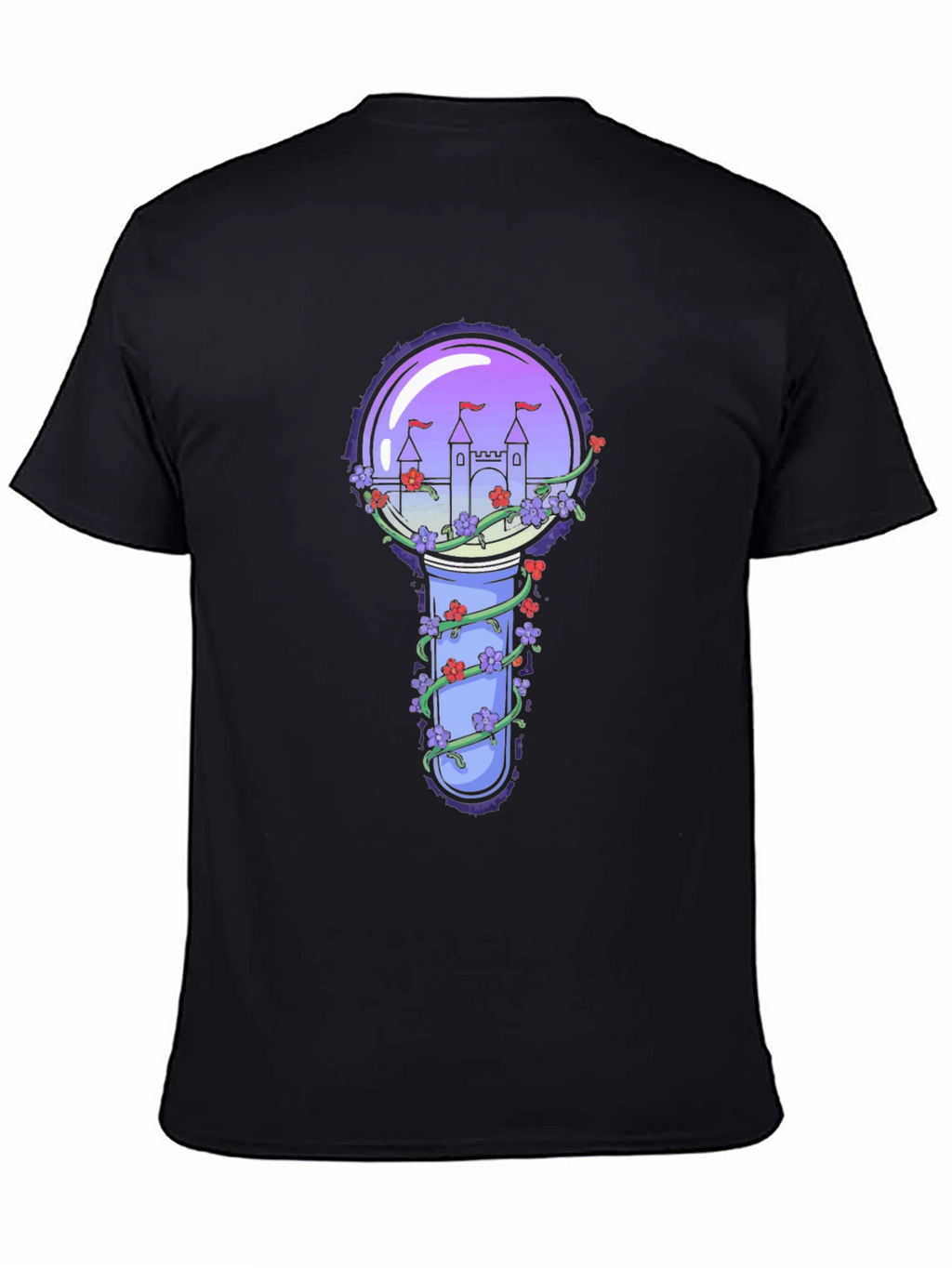 Enchanted Castle in a Jar T-Shirt - Fantasy Design