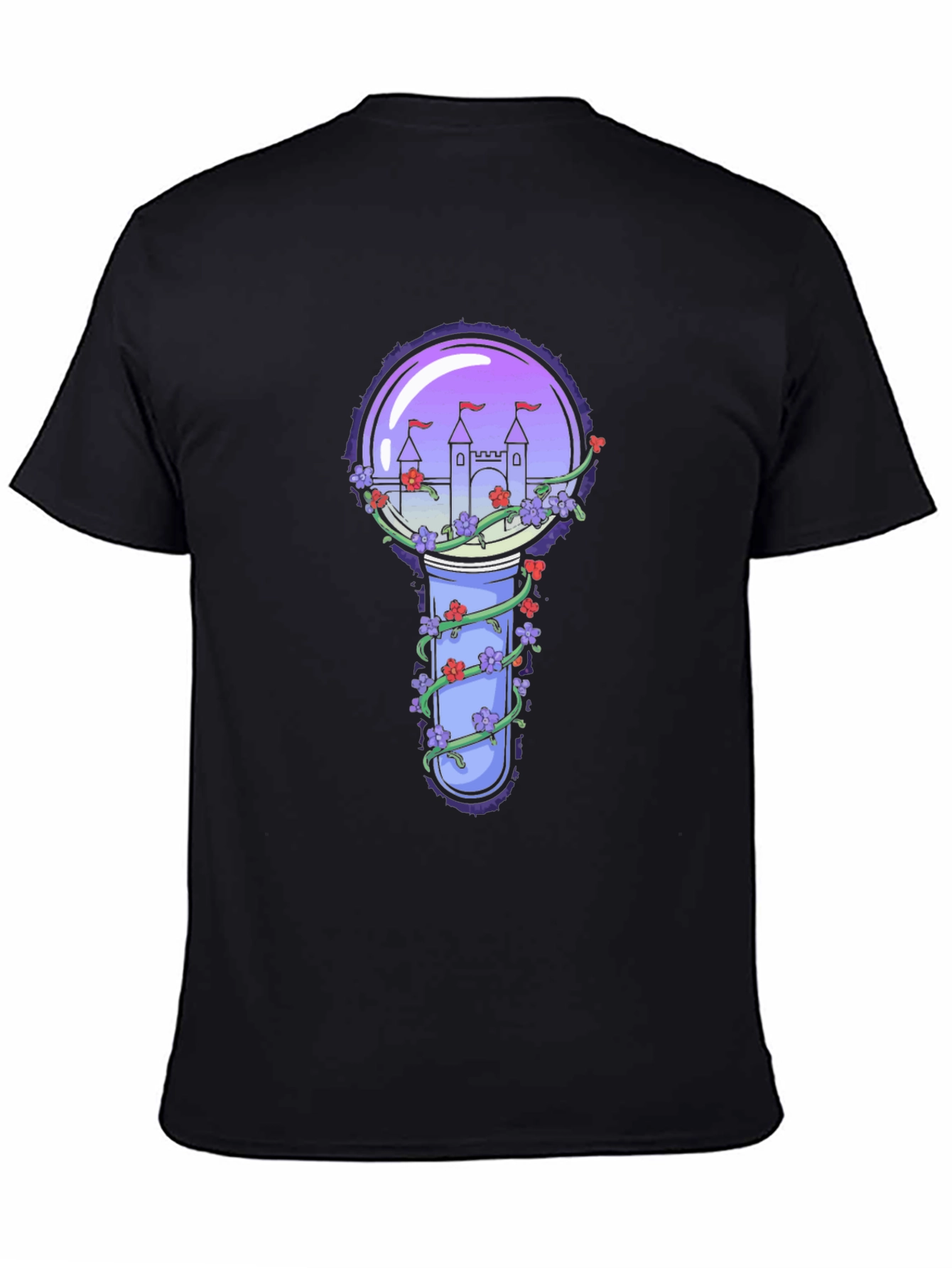 Enchanted Castle in a Jar T-Shirt - Fantasy Design