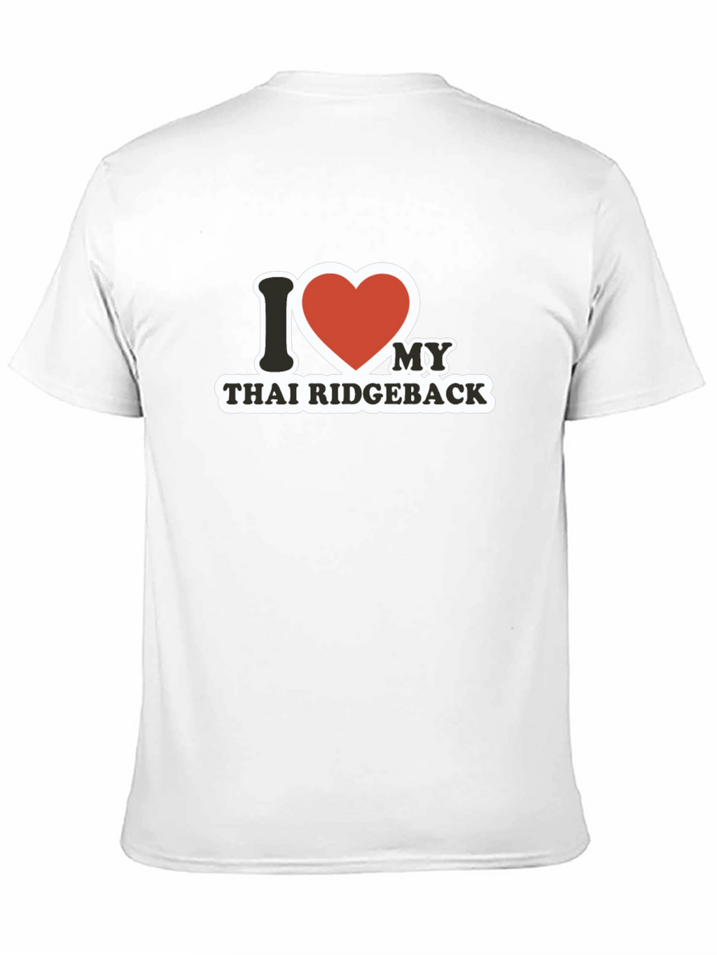 I Heart Thai Ridgeback Black T-Shirt