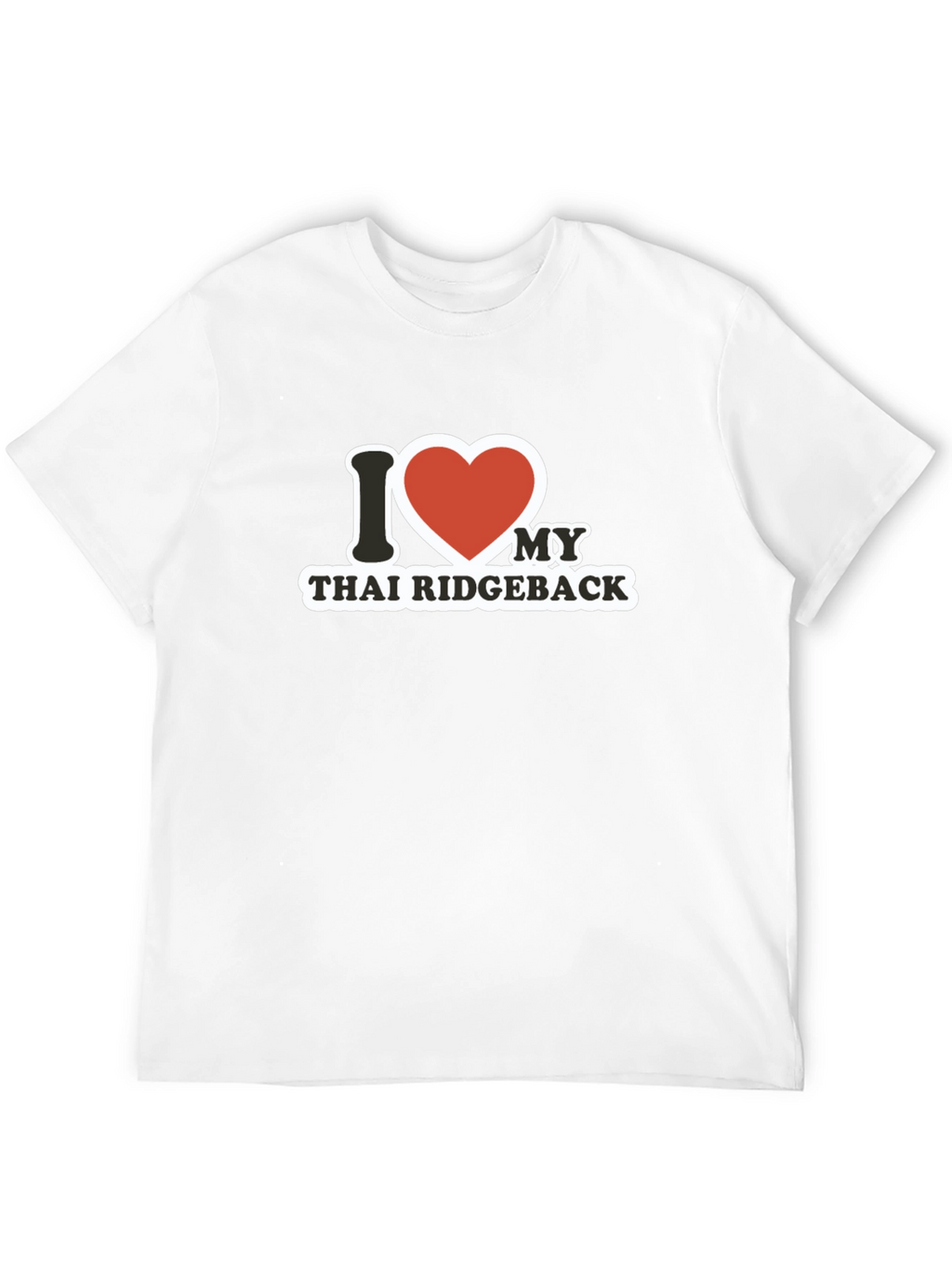 I Heart Thai Ridgeback Black T-Shirt