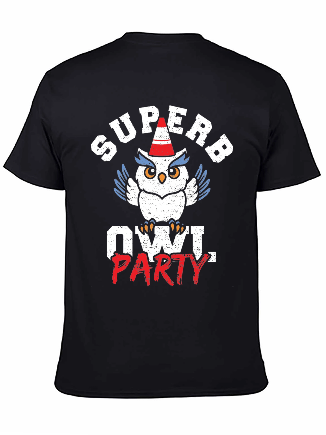 Superb Owl Party T-Shirt - Funny Animal Graphic Tee