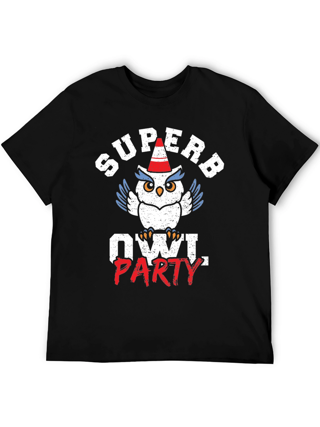 Superb Owl Party T-Shirt - Funny Animal Graphic Tee