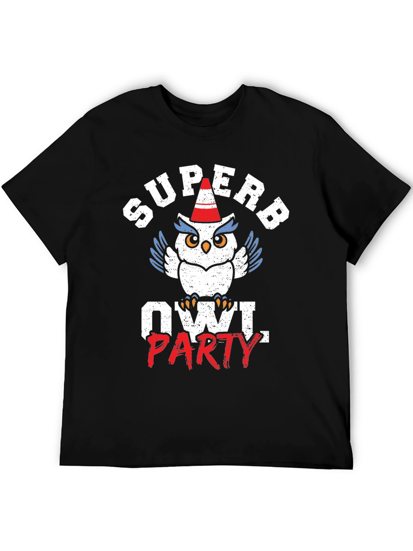 Superb Owl Party T-Shirt - Funny Animal Graphic Tee