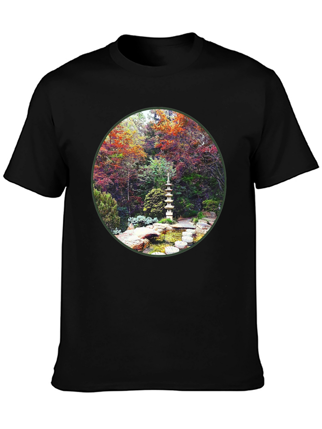 Zen Garden Graphic Tee - Nature Inspired Design