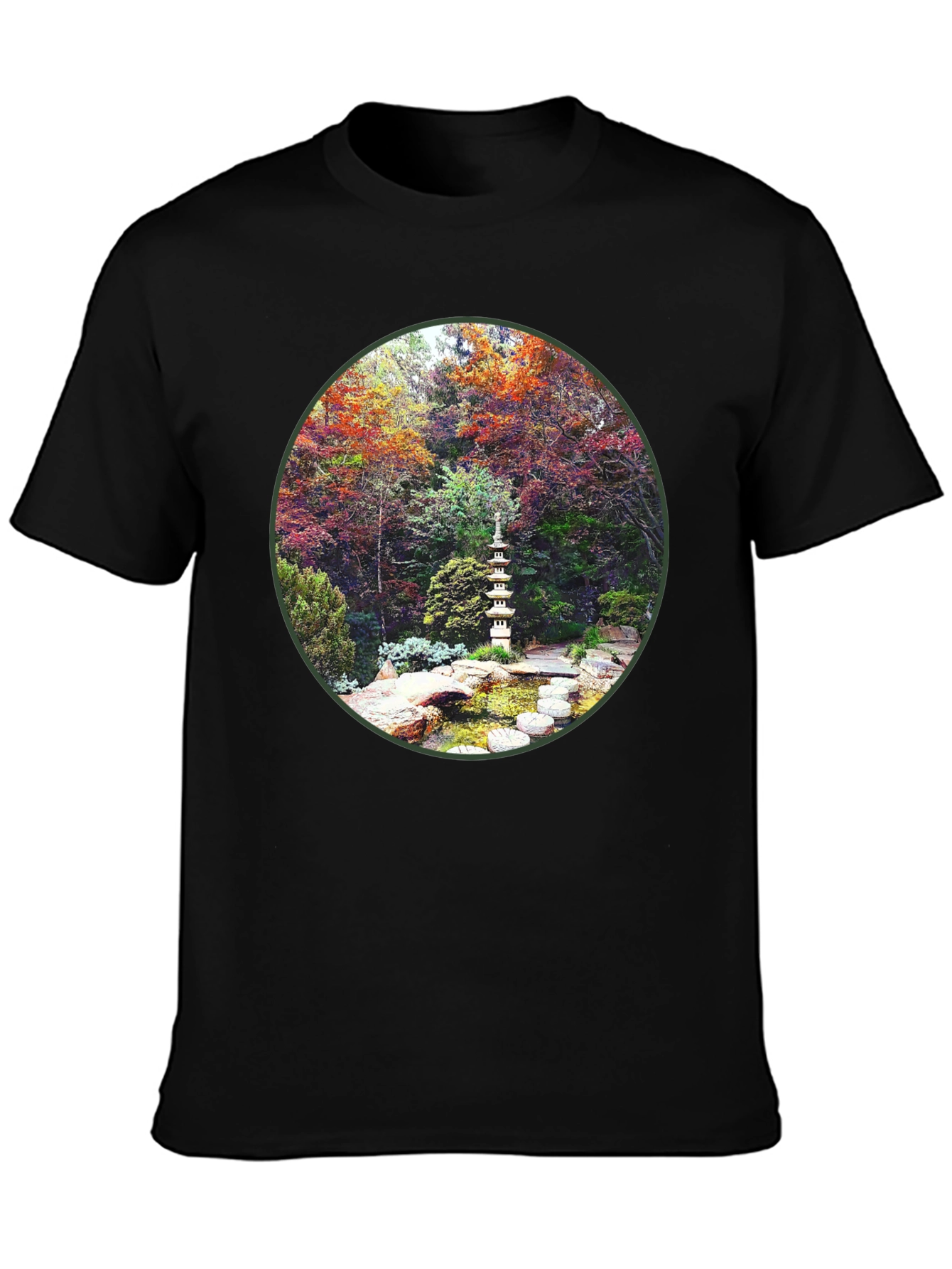 Zen Garden Graphic Tee - Nature Inspired Design