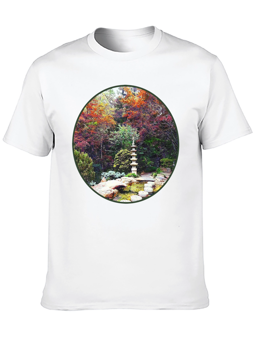 Zen Garden Graphic Tee - Nature Inspired Design