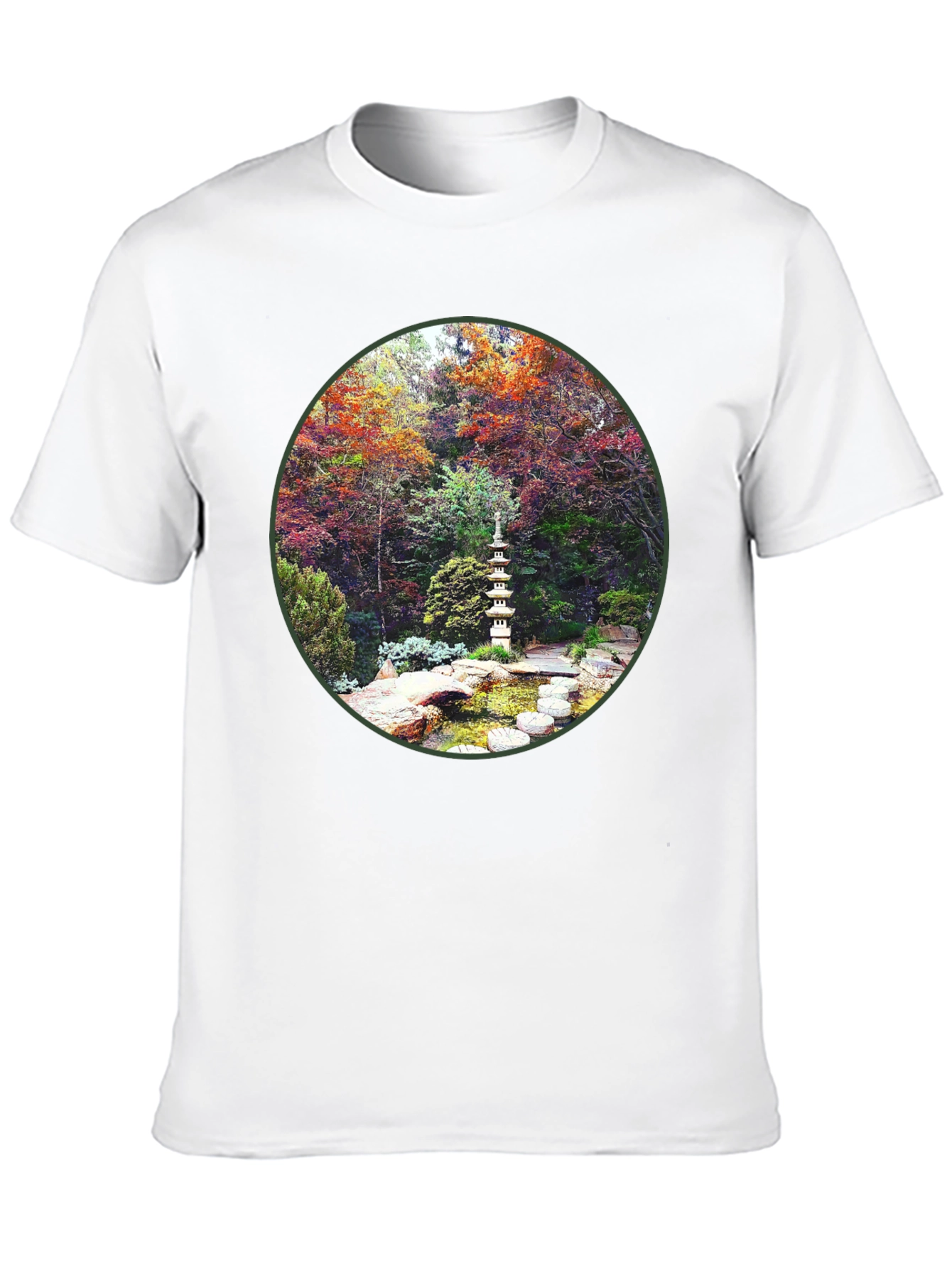 Zen Garden Graphic Tee - Nature Inspired Design
