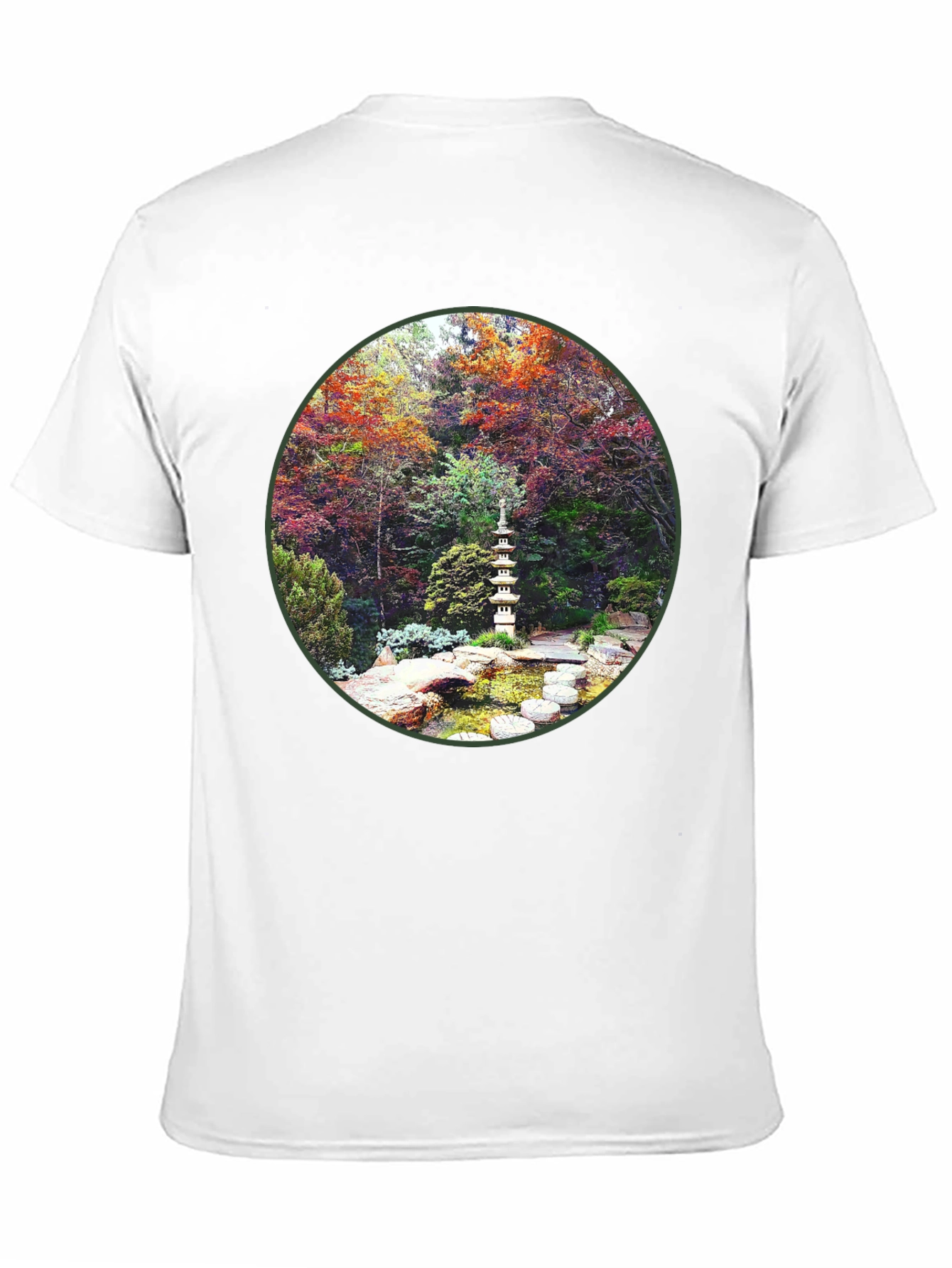 Zen Garden Graphic Tee - Nature Inspired Design