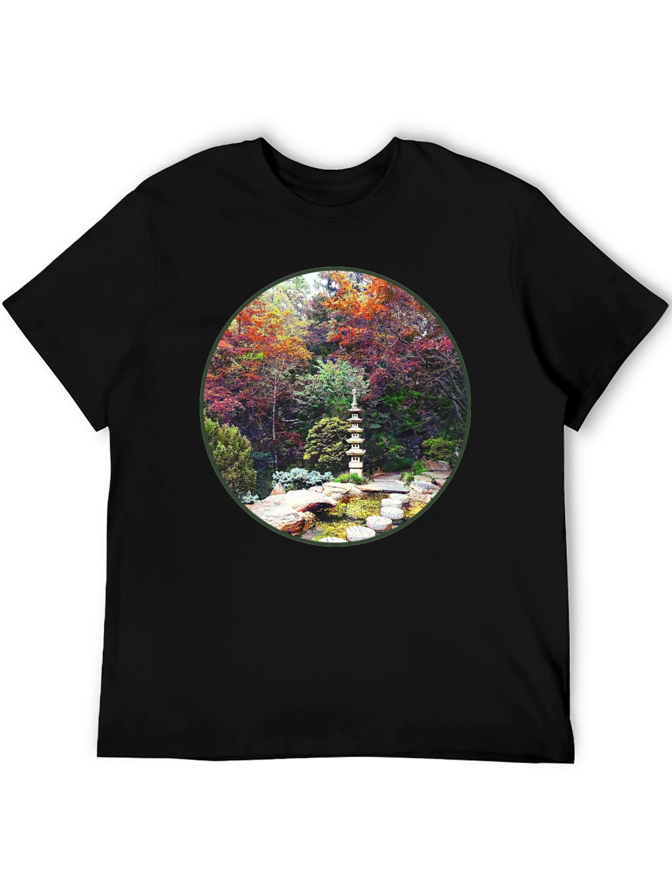 Zen Garden Graphic Tee - Nature Inspired Design