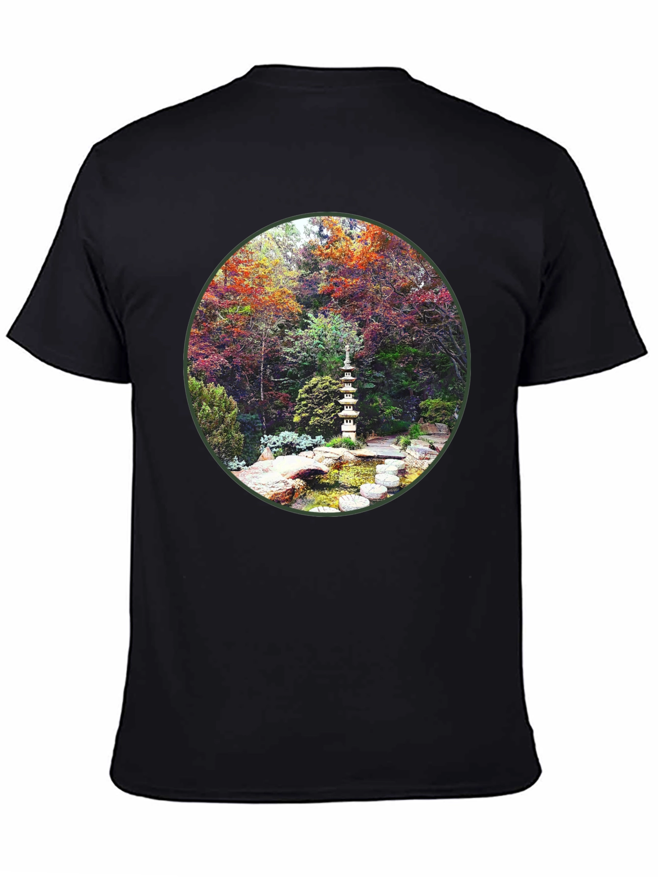 Zen Garden Graphic Tee - Nature Inspired Design