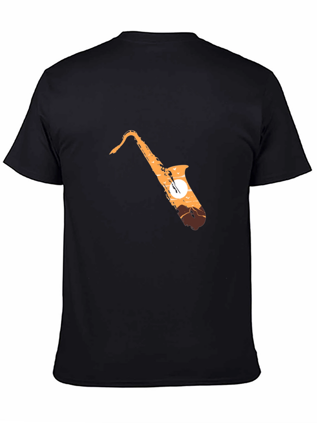 Saxophone Sunset Graphic T-Shirt - Stylish Music Lover Tee