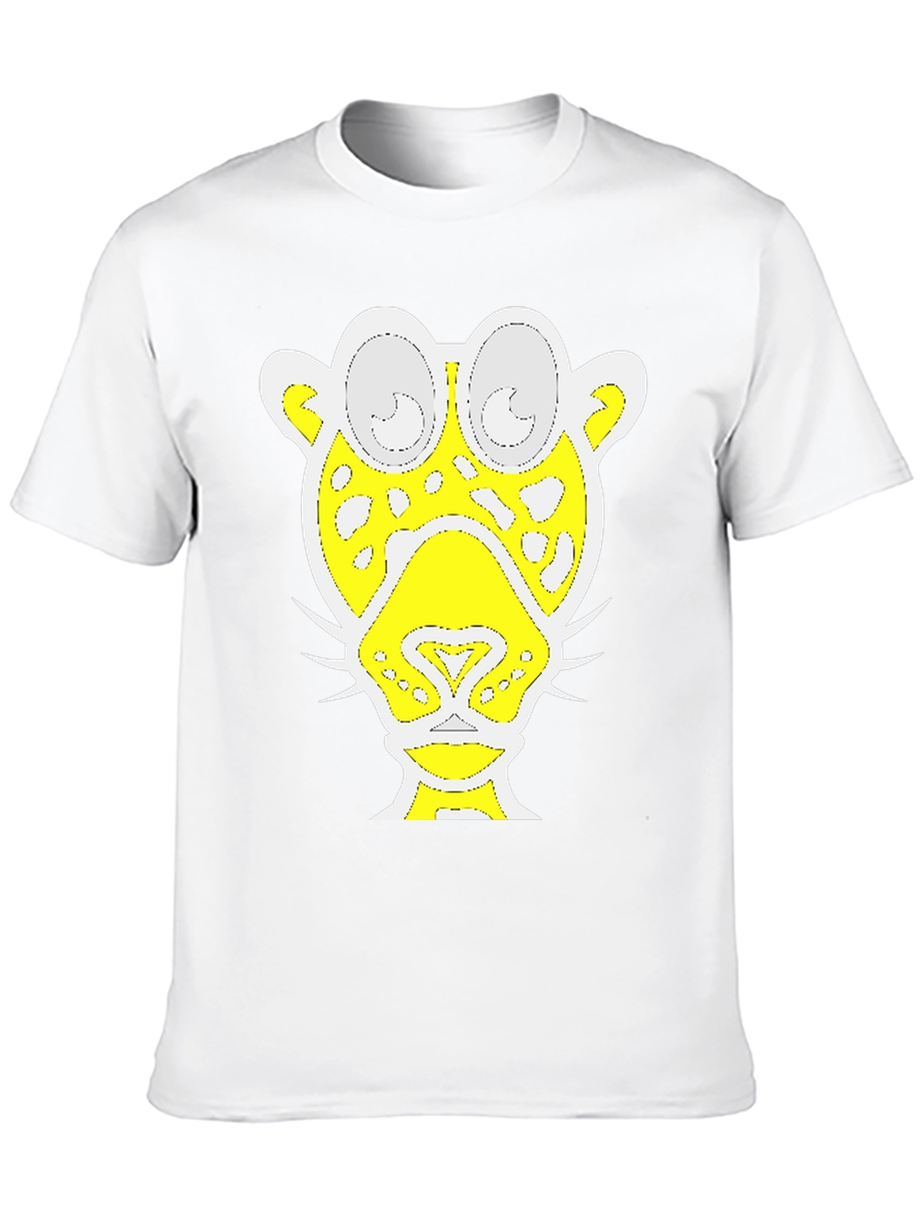 Abstract Jaguar Graphic Tee - Black