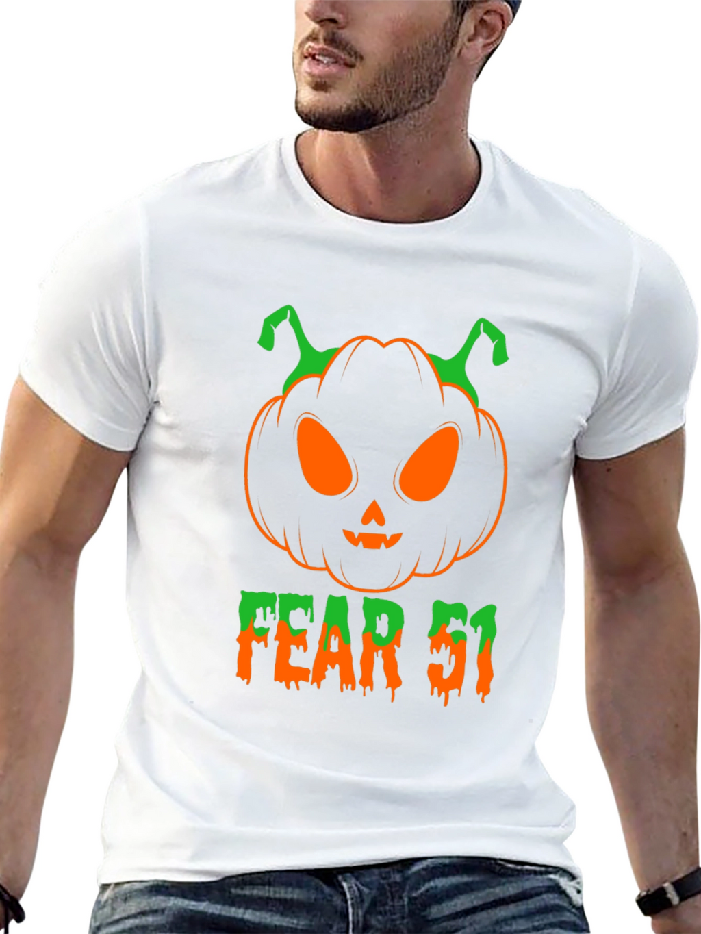Fear 51 Halloween Pumpkin T-Shirt