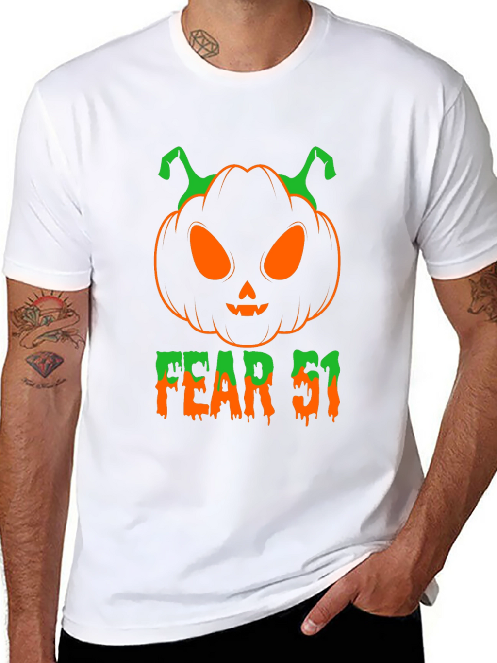 Fear 51 Halloween Pumpkin T-Shirt