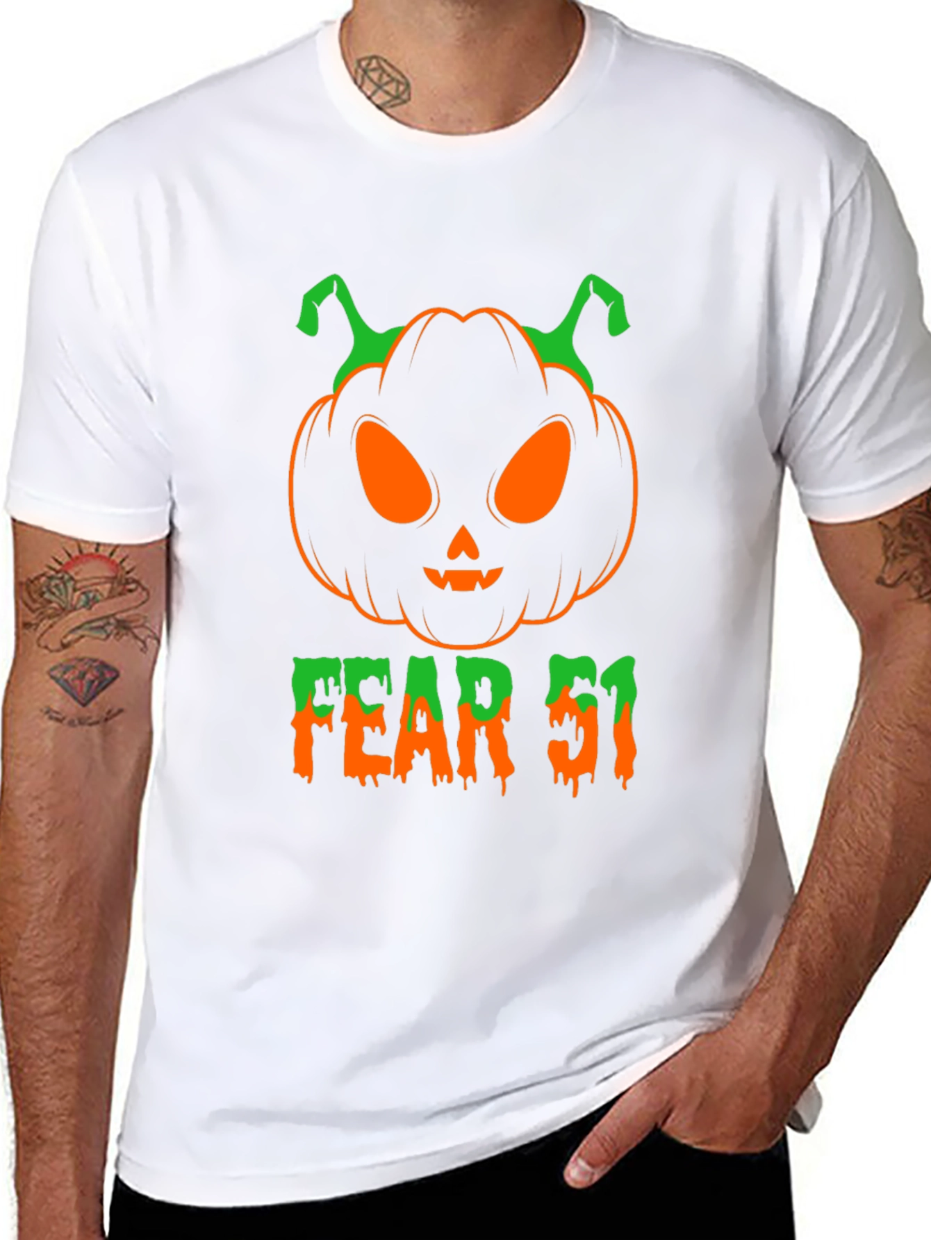 Fear 51 Halloween Pumpkin T-Shirt