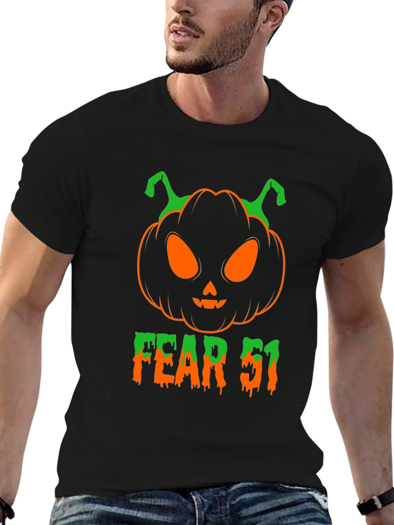 Fear 51 Halloween Pumpkin T-Shirt