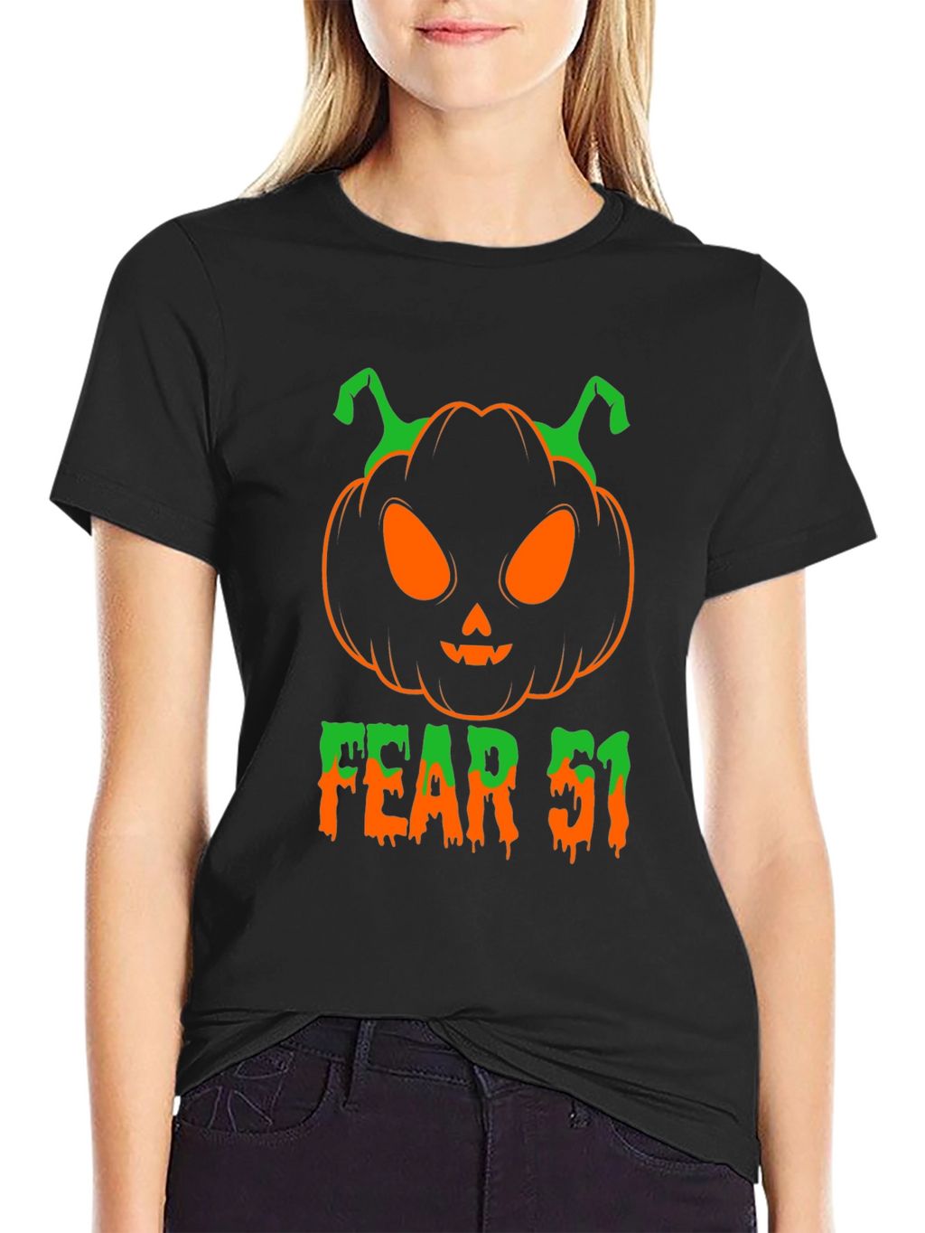 Fear 51 Halloween Pumpkin T-Shirt