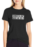 Gangsta Rap Made Me Do It Graphic Tee
