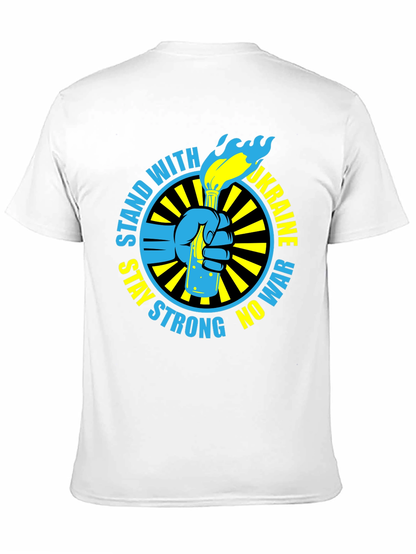 Stand with Ukraine T-Shirt - Stay Strong No War