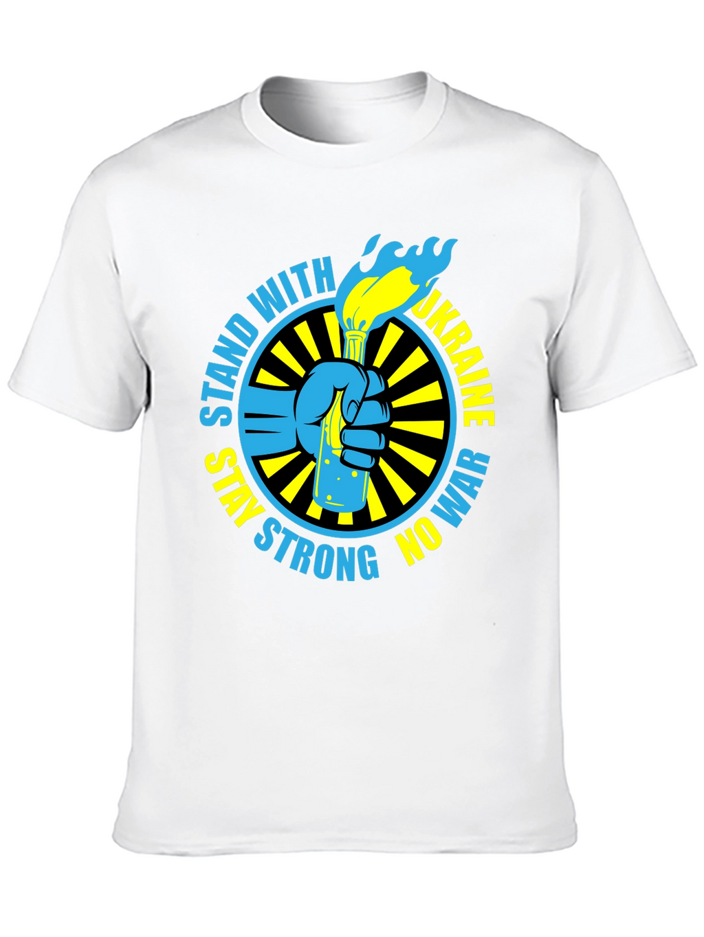 Stand with Ukraine T-Shirt - Stay Strong No War