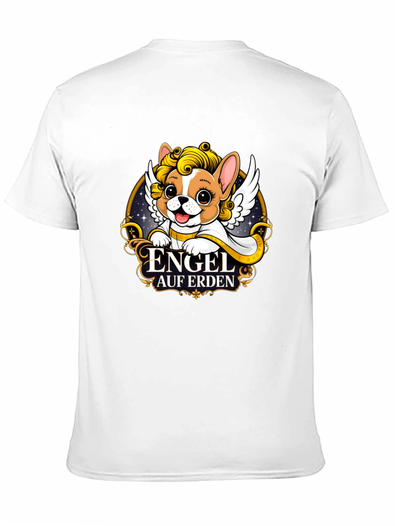 Angel Dog T-Shirt - Cute Pet Lover Tee
