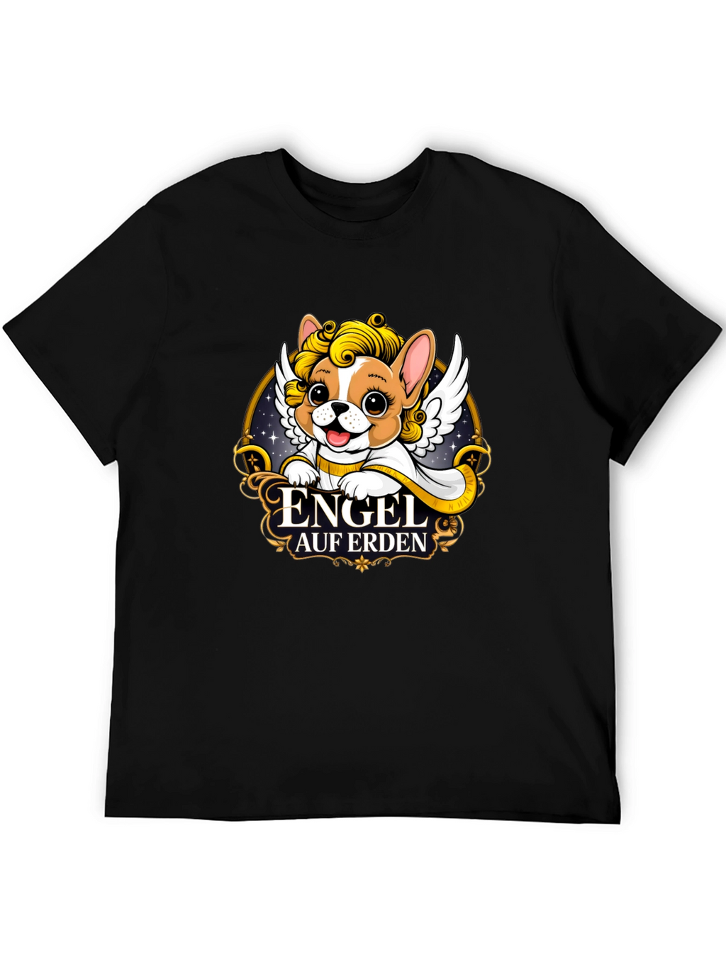 Angel Dog T-Shirt - Cute Pet Lover Tee