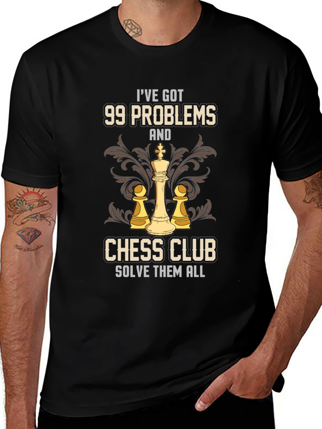 99 Problems Chess Club Solve Them All T-Shirt
