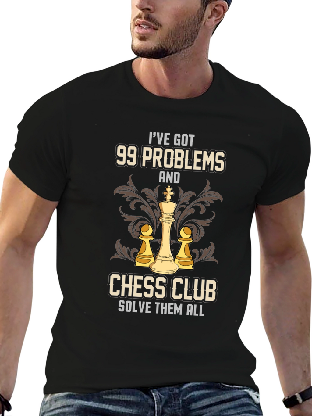 99 Problems Chess Club Solve Them All T-Shirt