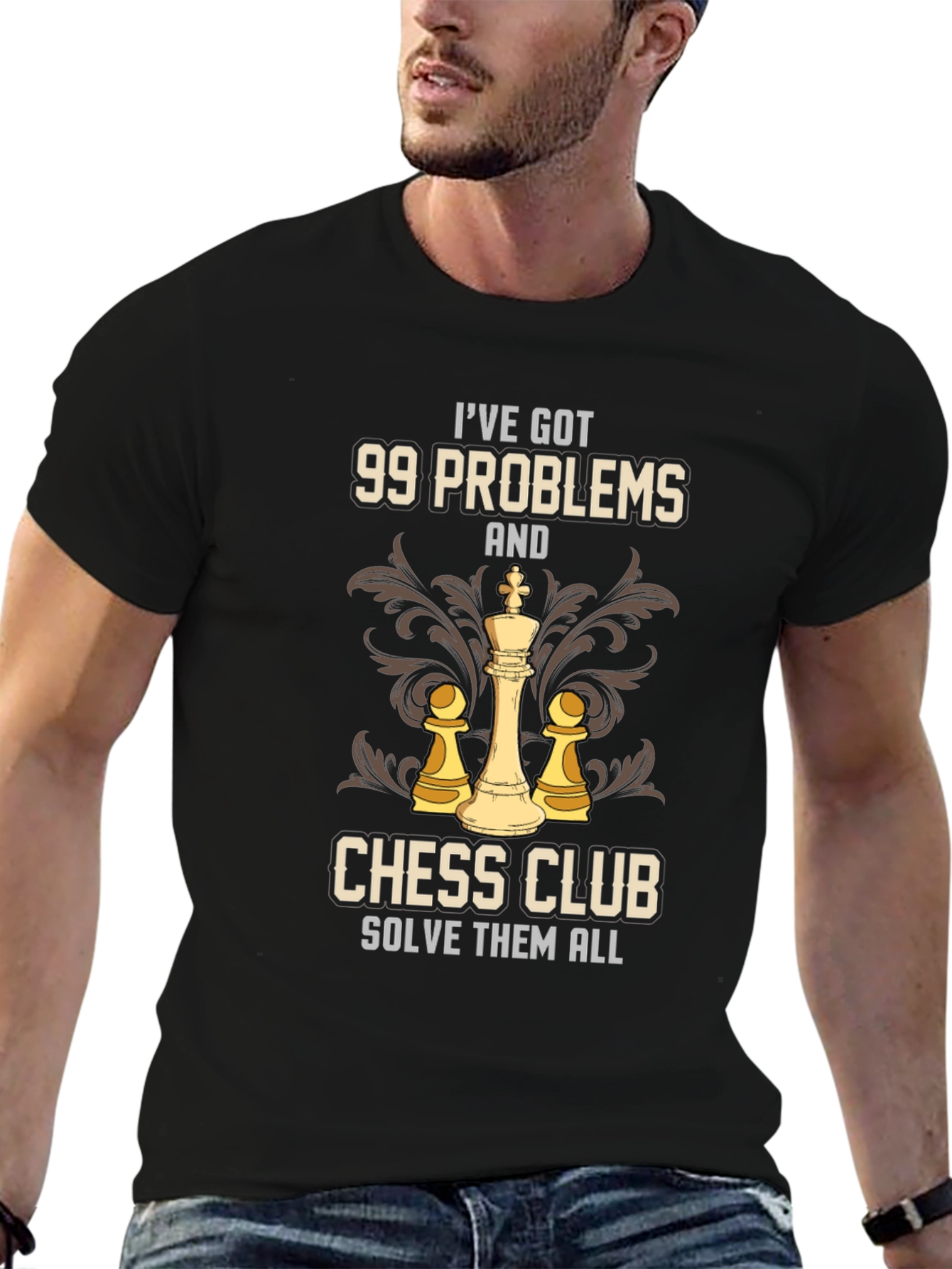 99 Problems Chess Club Solve Them All T-Shirt