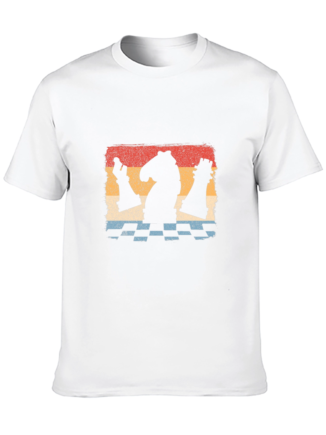 Chess Piece Graphic Tee - Retro Style