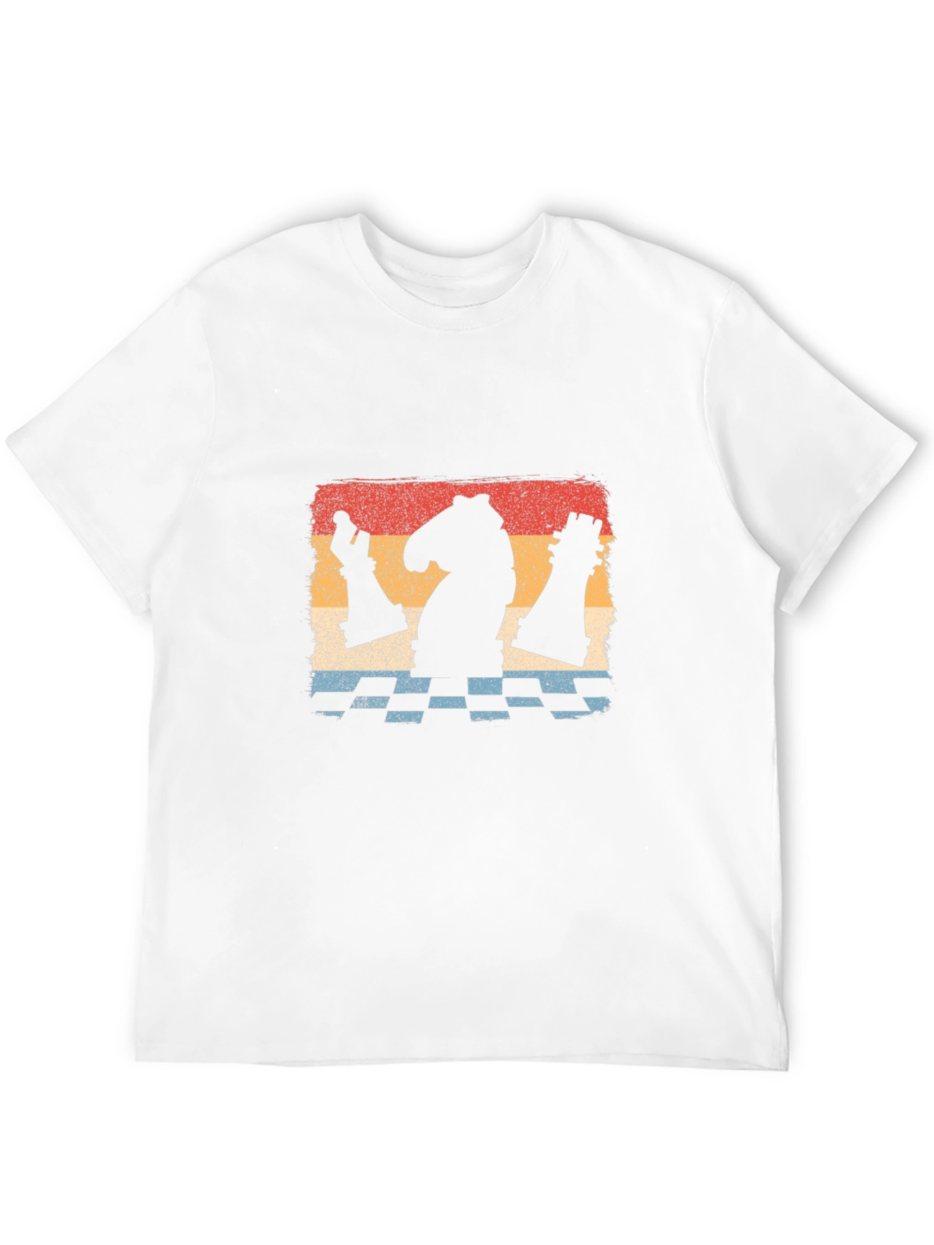 Chess Piece Graphic Tee - Retro Style
