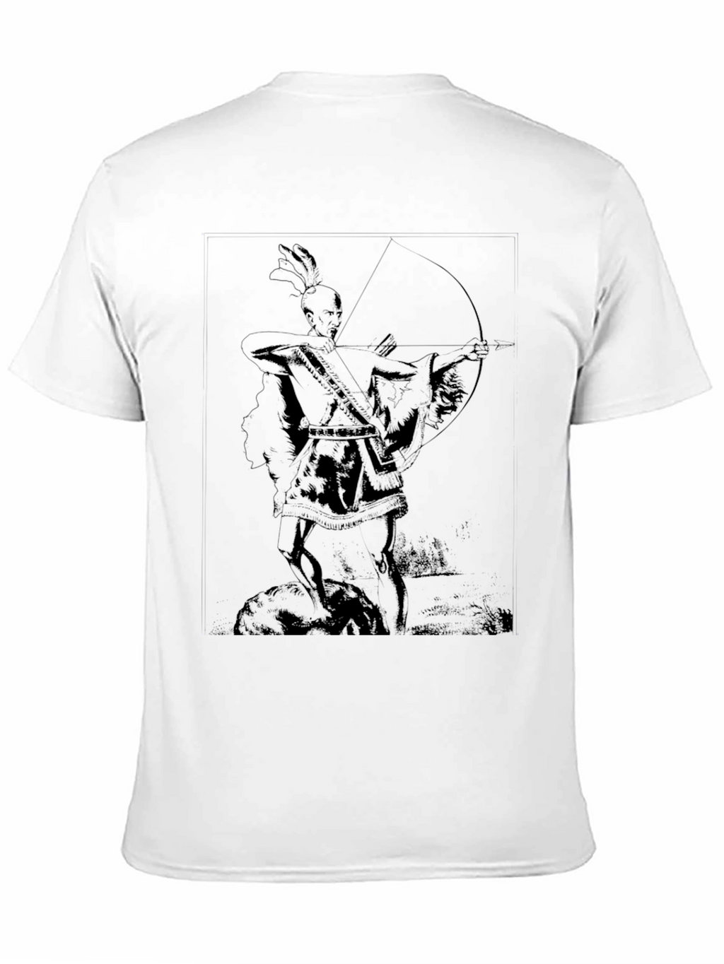 Archer Graphic Tee - Native American Style