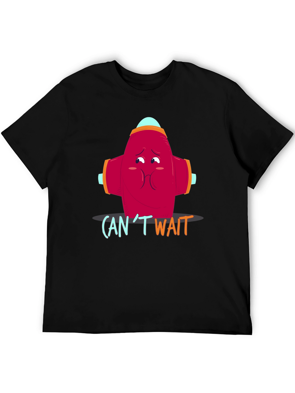 Cant Wait Fire Hydrant Graphic Tee