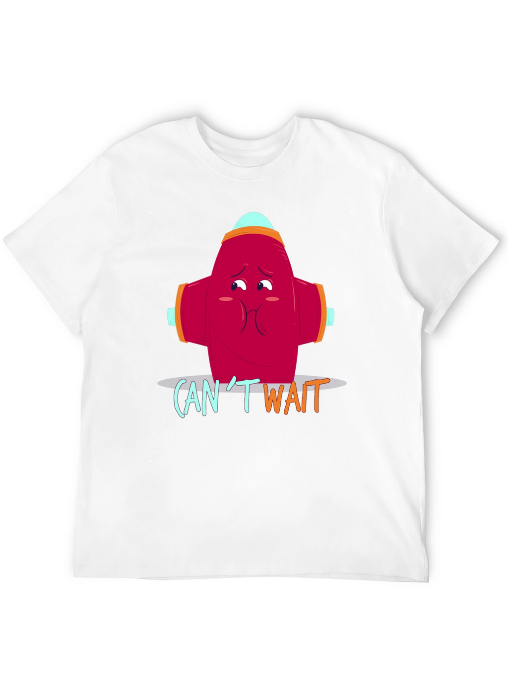 Cant Wait Fire Hydrant Graphic Tee