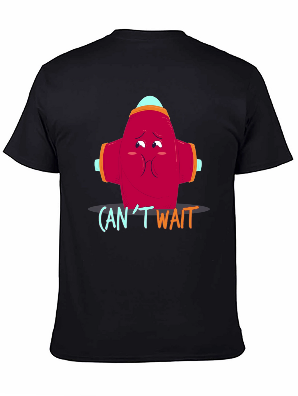 Cant Wait Fire Hydrant Graphic Tee