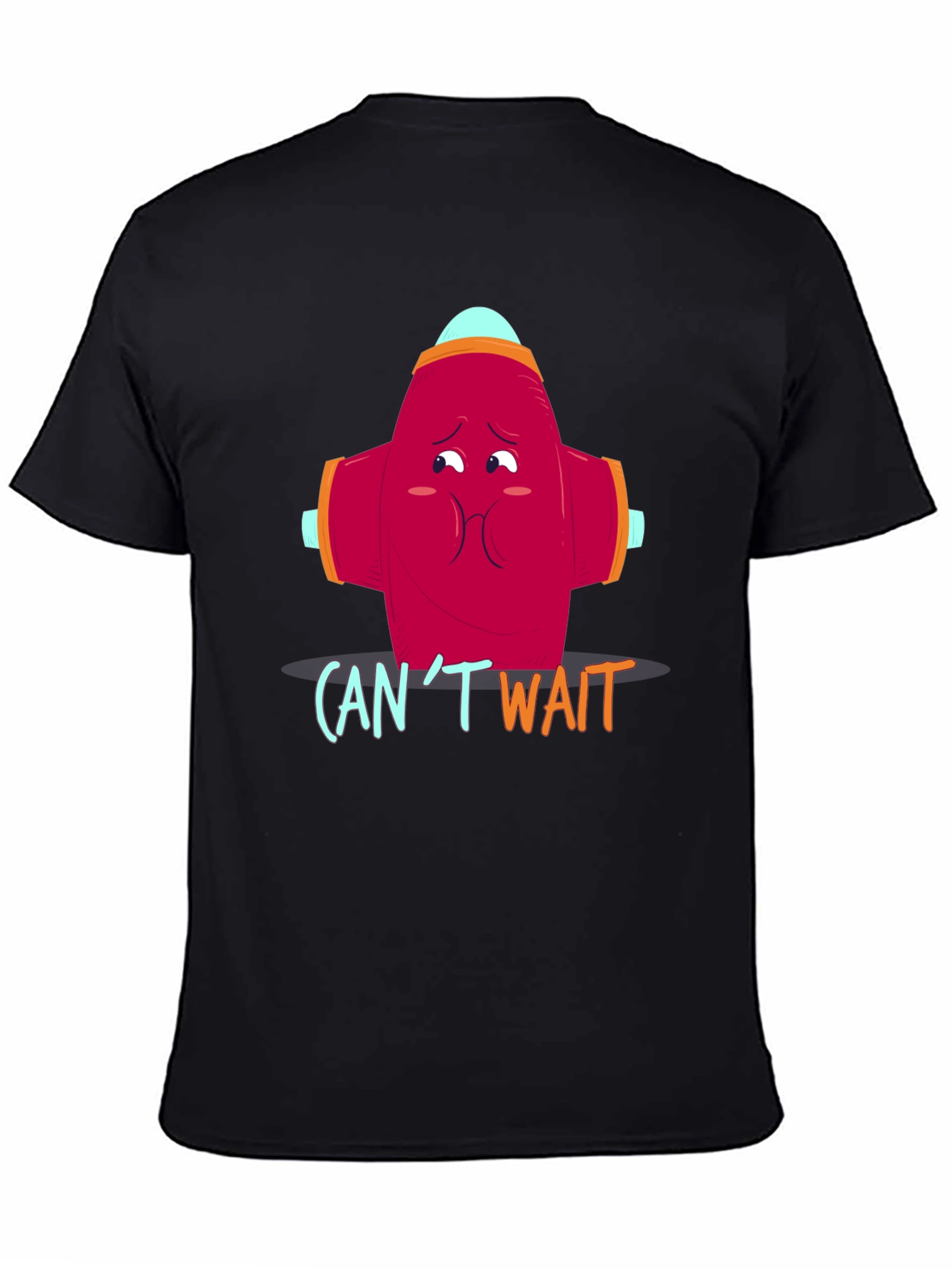 Cant Wait Fire Hydrant Graphic Tee