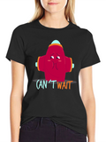 Cant Wait Fire Hydrant Graphic Tee