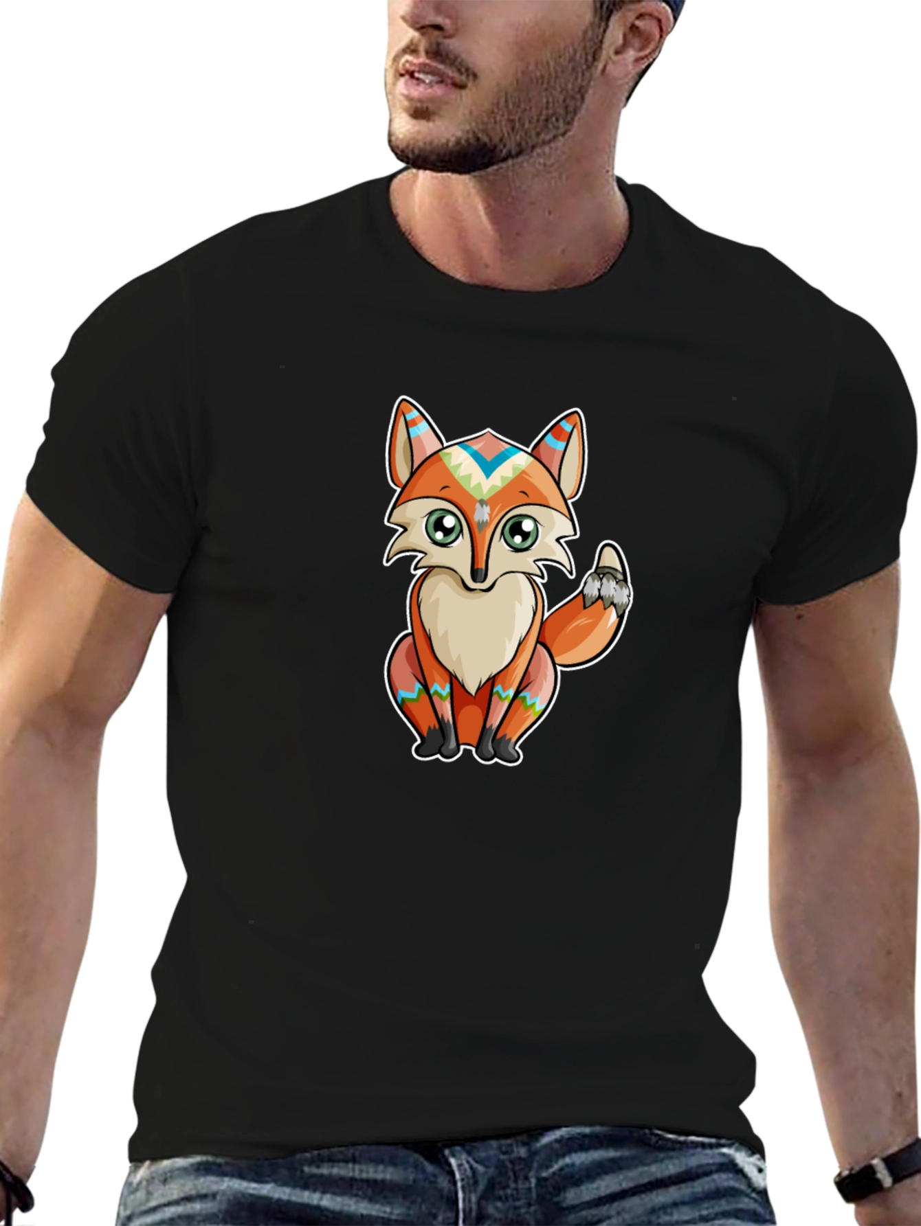 Funky Fox Graphic Tee - Cool Casual Style