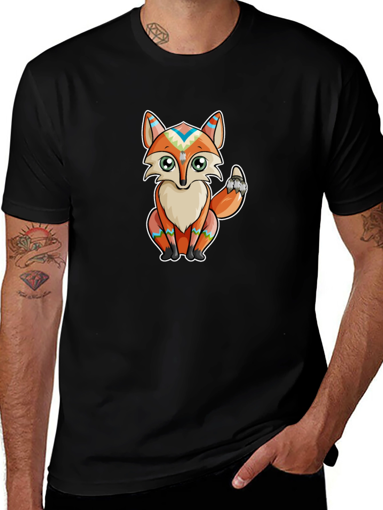 Funky Fox Graphic Tee - Cool Casual Style