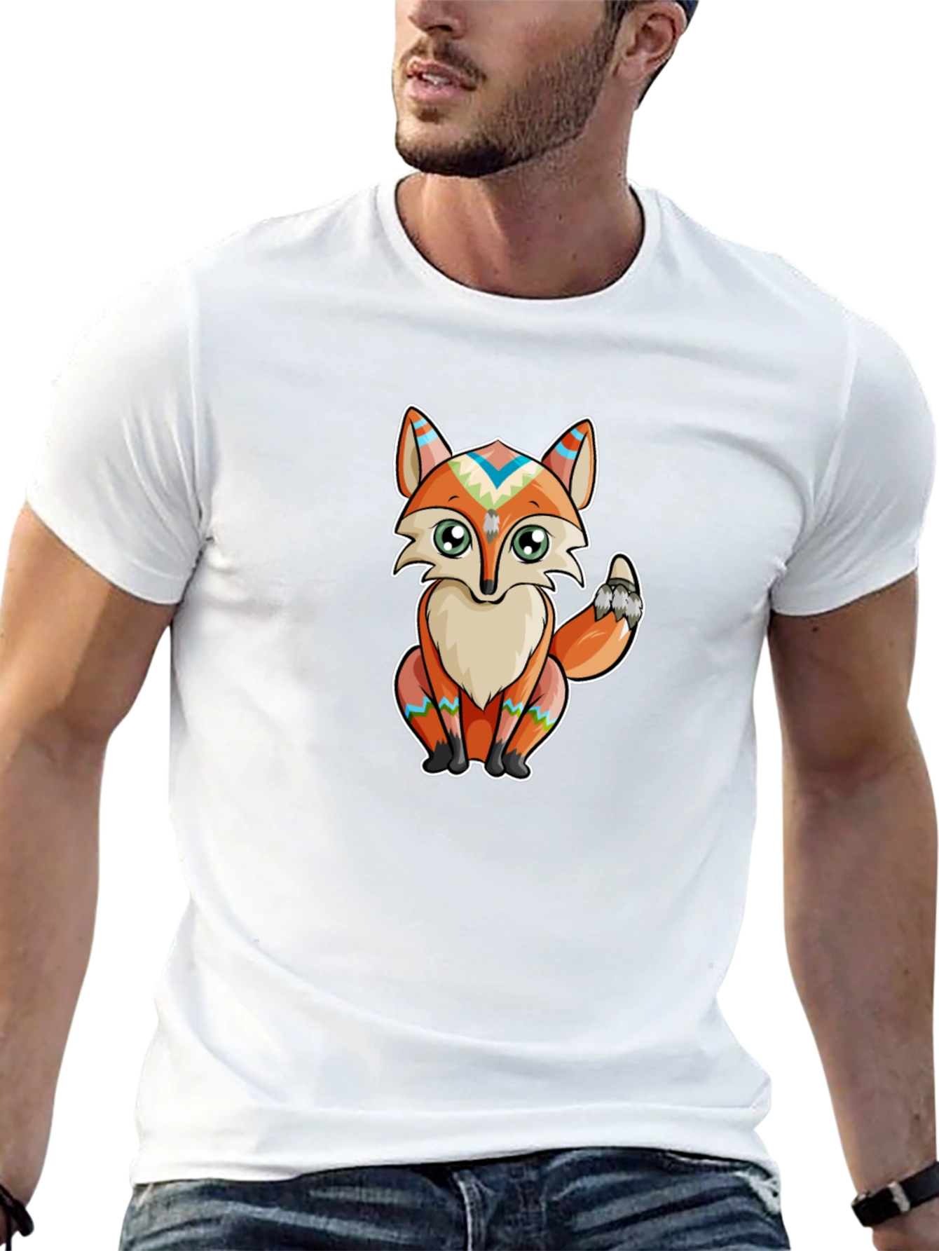 Funky Fox Graphic Tee - Cool Casual Style